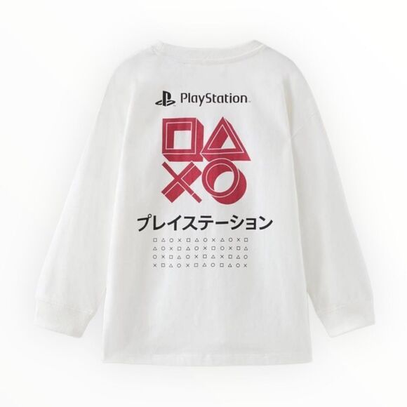 ZARA Kids | White | PLAYSTATION © SONY T-SHIRT - Picture 3 of 6